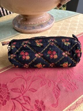 Pierre Deux French Country Floral Zip Cosmetic Pouch